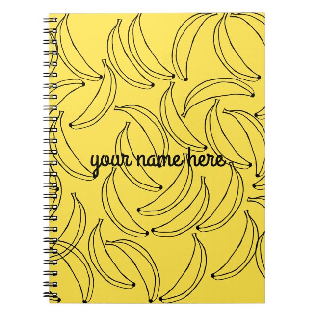 Carnet de bananes personnalisées (Devant)