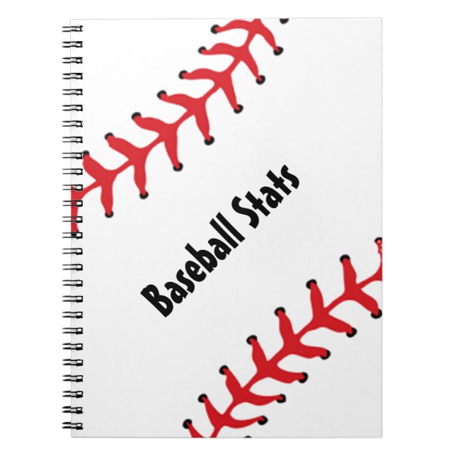 Carnet de base-ball à base de spirale (Devant)
