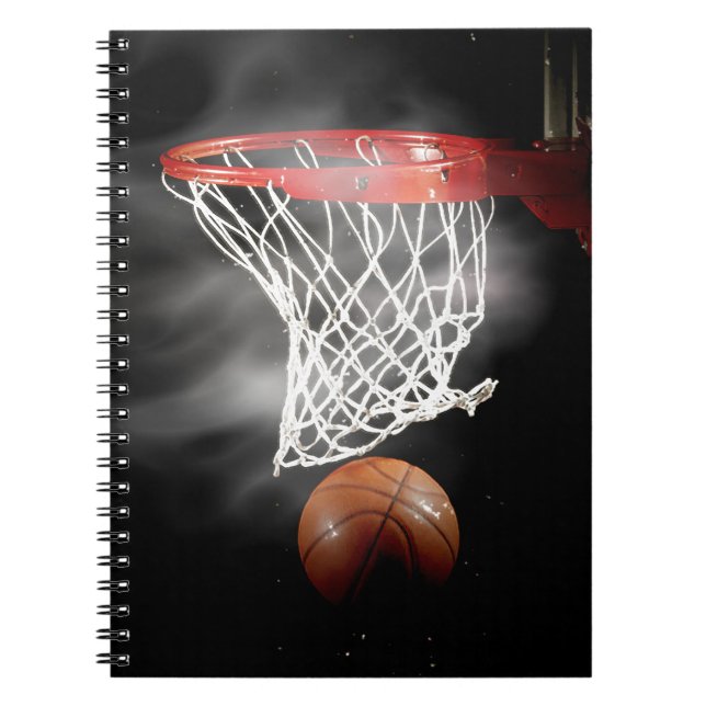 Carnet de basket-ball rapproché (Devant)