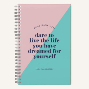 Carnet de bloc couleur de devis Inspiration