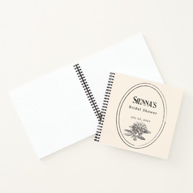 Carnet de Cadeaux de Mariage | Blanc Antique (Intérieur)