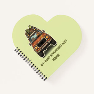 Carnet de camping aventureux tout-terrain capybara
