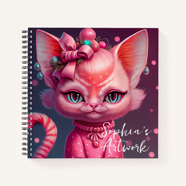 Carnet de carnet de notes de chats Animé (Devant)