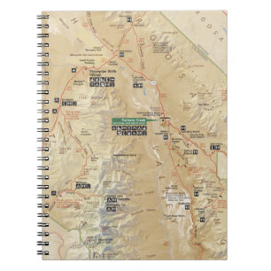 Carnet de carte de Death Valley