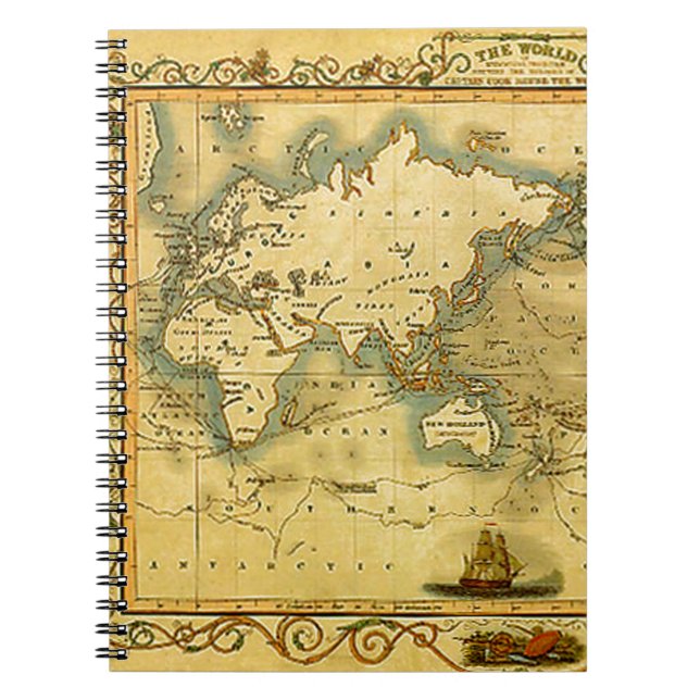 Carnet de carte de l'ancien monde (Devant)