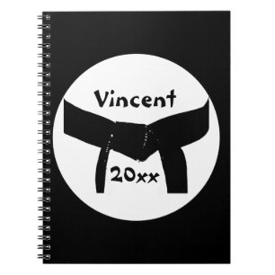 Carnet de ceinture noire d'arts martiaux