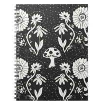 Carnet de champignons trippy