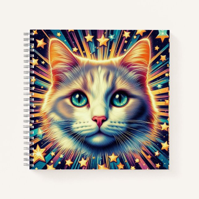 Carnet de chat coloré ! (Devant)