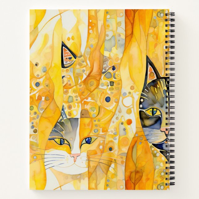 Carnet de chatons Abstraits (Dos)