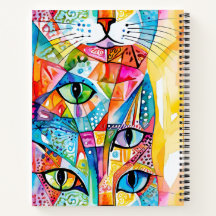 Carnet de chatons Abstraits