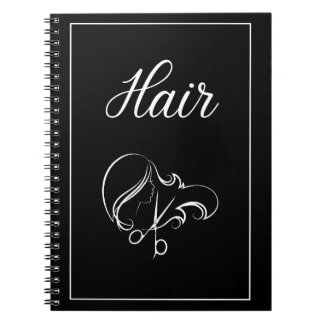 Carnet de cheveux | Cahier noir