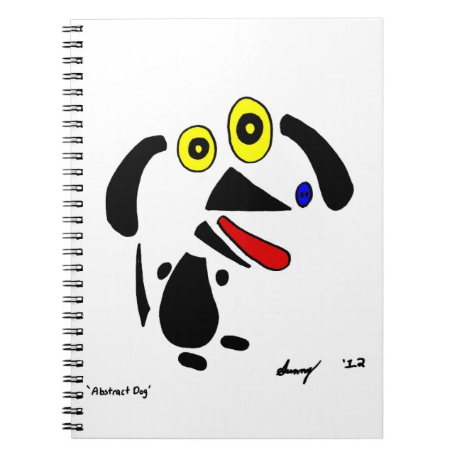 Carnet de chien Abstrait (Devant)