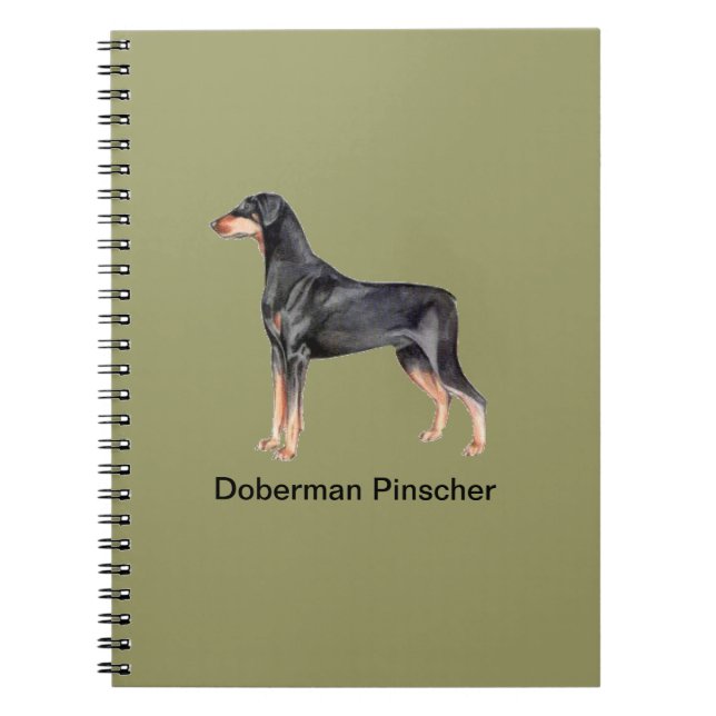 Carnet de chien de Pinscher de dobermann (Devant)