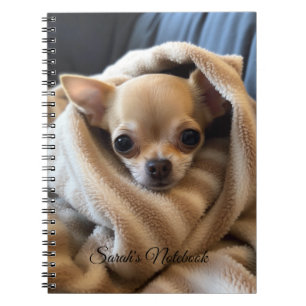 Carnet de chien mignon personnalisé