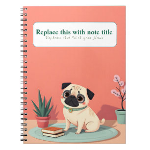 Carnet de chien personnalisé Cute Kawaii