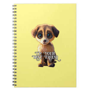 Carnet de chiot mignon