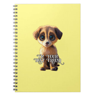 Carnet de chiot mignon