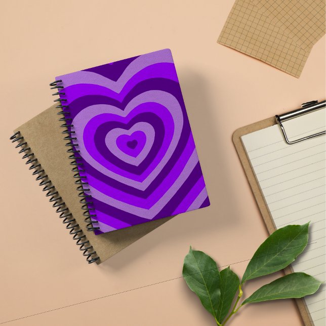 Carnet de coeur mou pourpre (Créateur téléchargé)