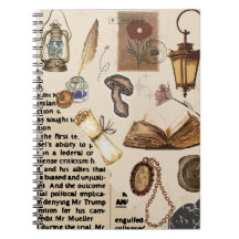 Carnet de collage esthétique vintage - Livre antiq