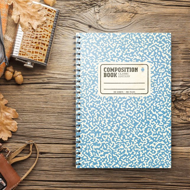 Carnet de composition bleu (Créateur téléchargé)