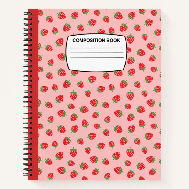 Carnet de composition des fraises (Devant)