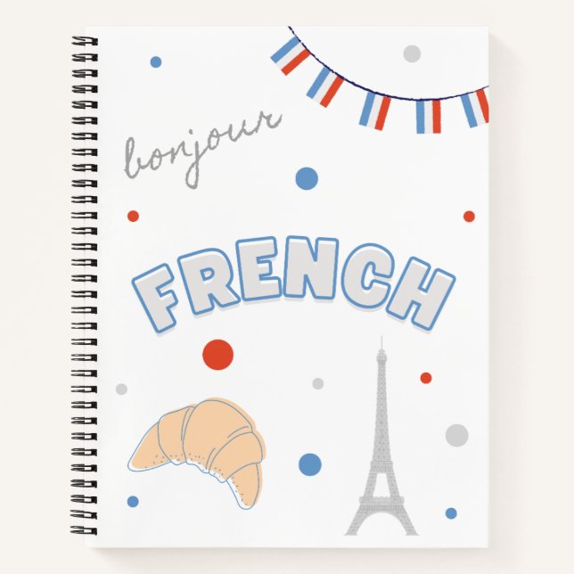 Carnet de composition d'inspiration française (Devant)