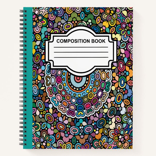 Carnet de composition Mandala Spiral (Devant)