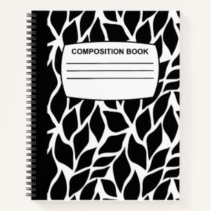 Carnet De Composition Noir Et Blanc