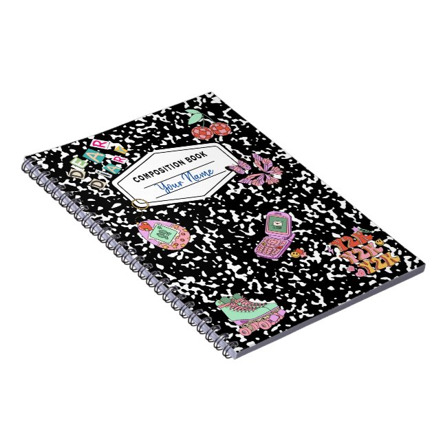 Carnet de composition rétro Y2K (Côté Droit)
