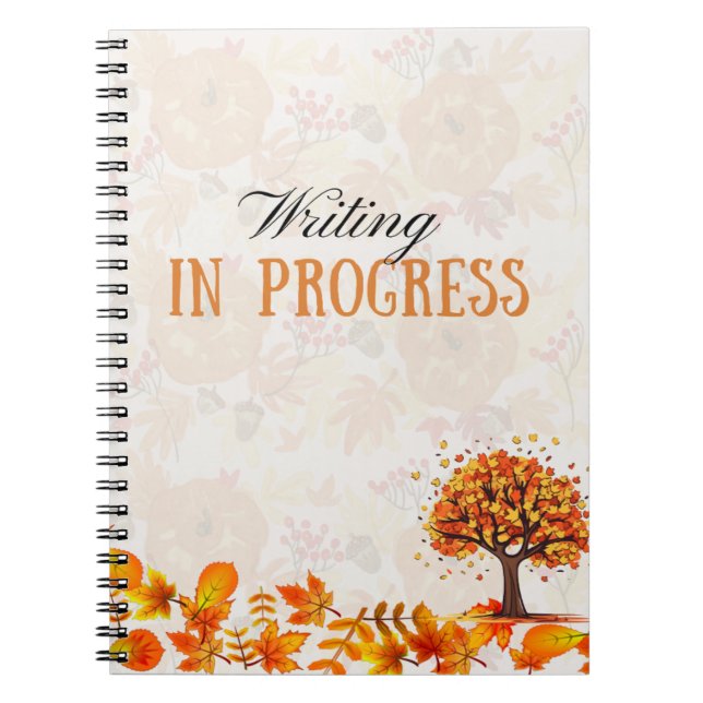 Carnet de conception d'automne en cours (Devant)