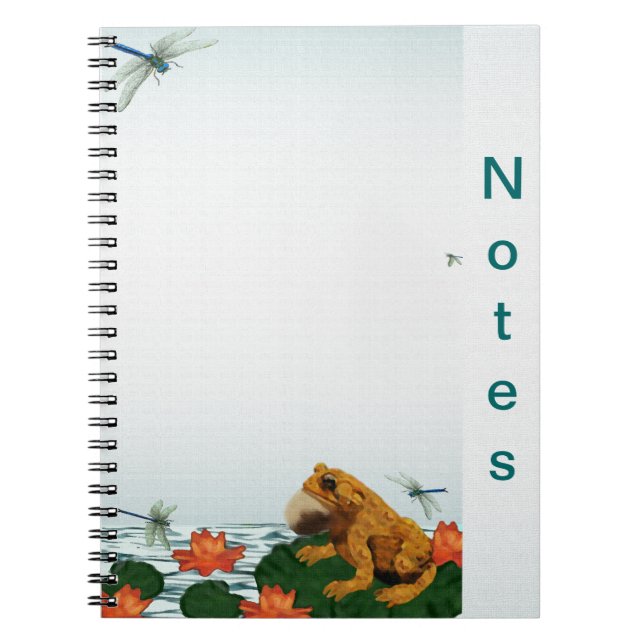 Carnet de conception de la grenouille Leap (Devant)