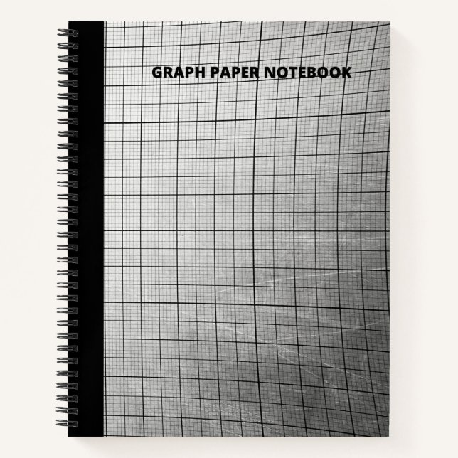 CARNET DE CONCEPTION DE PAPIER EN GRAPHIQUE NOIR (Devant)
