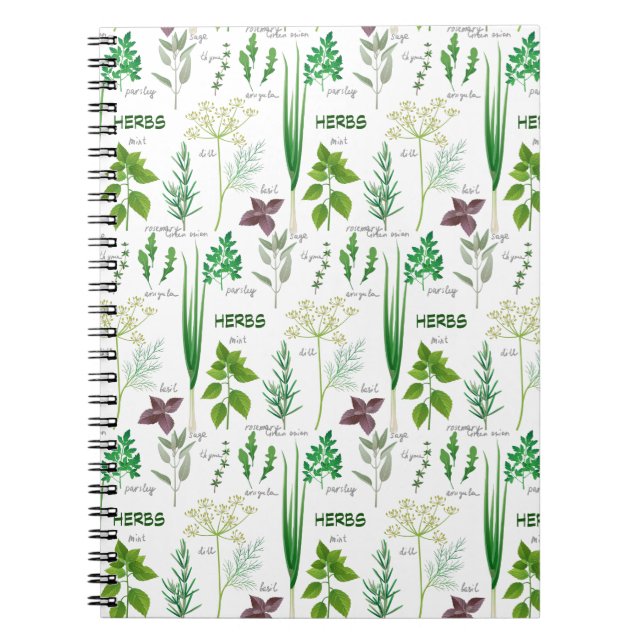 Carnet de conception de plantes aromatiques agrées (Devant)