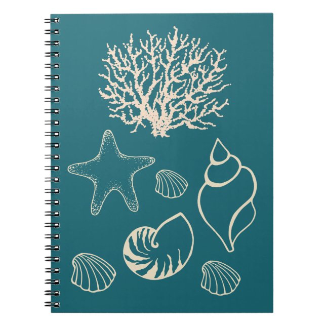 Carnet de coquillages marins (Devant)