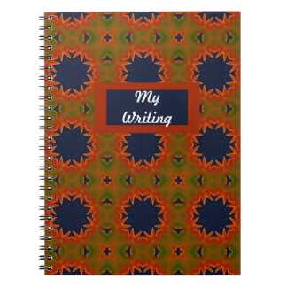 Carnet de couleur Motif géométrique