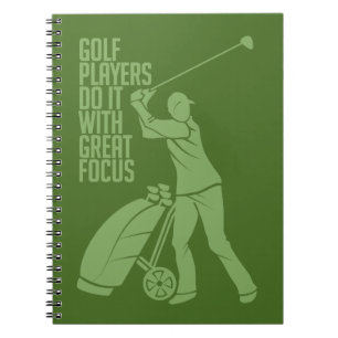 Carnet de coutume de JOUEUR de GOLF