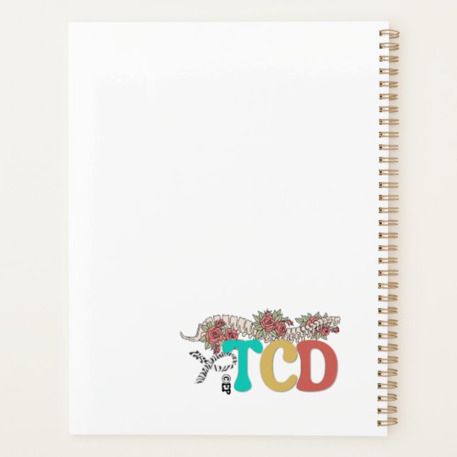 Carnet de couverture dure de la maladie de Tarlov (Dos)