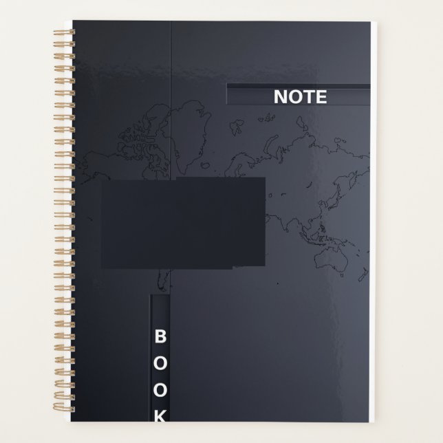 Carnet de couverture rigide en spirale (Devant)