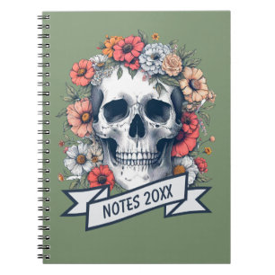 Carnet de crâne drôle