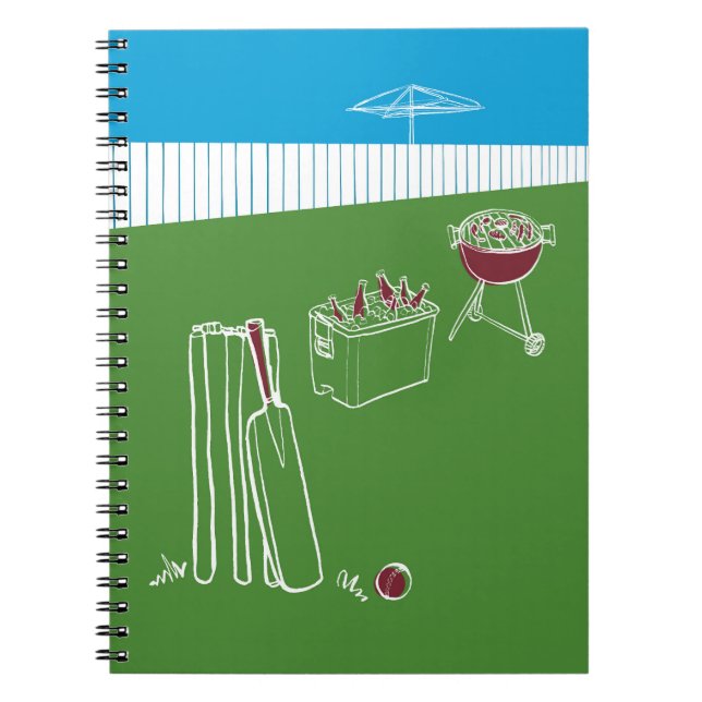 Carnet de cricket temps libre (Devant)