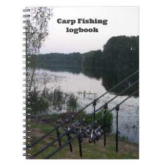 Carnet de crochet et d'états de pêche de carpe