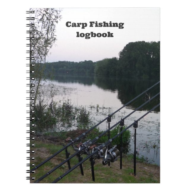Carnet de crochet et d'états de pêche de carpe (Devant)