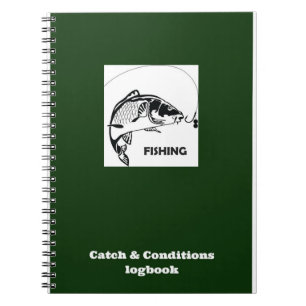 Carnet de crochet et d'états de pêche de carpe