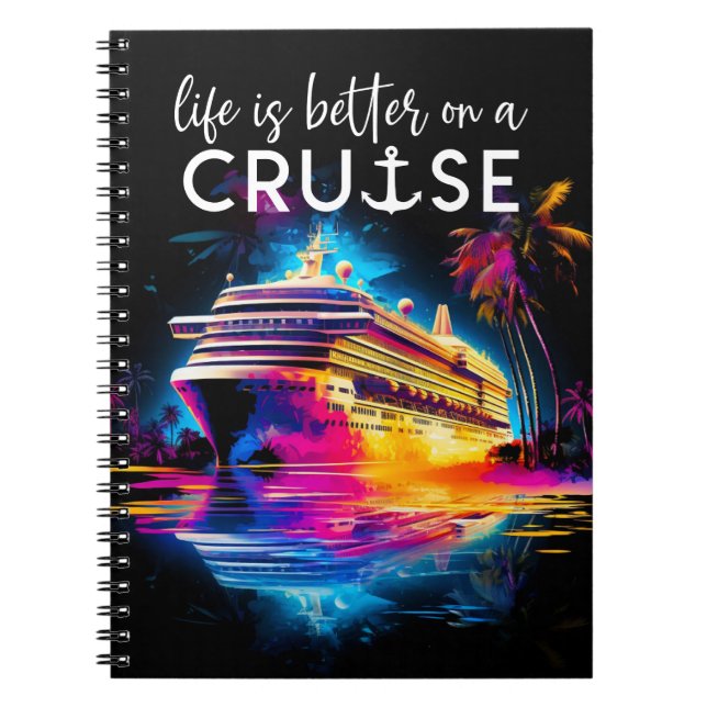 Carnet de croisière fluorescent (Devant)