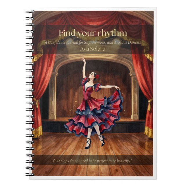 Carnet de danseur de flamenco  (Devant)