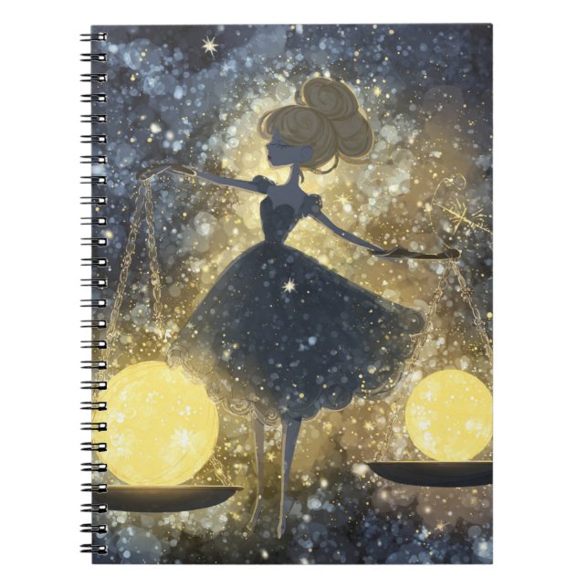 Carnet de déesse Starlit Libra (Devant)