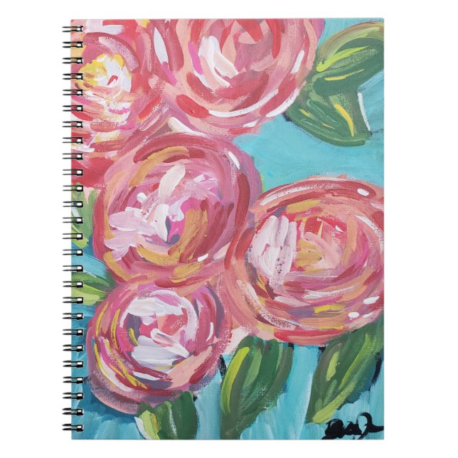 Carnet de design rose (Devant)