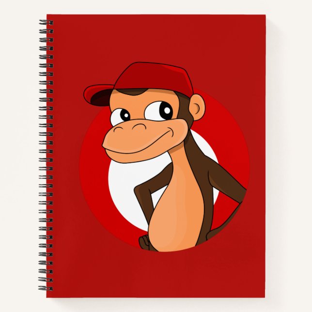 Carnet de dessin animé Chimp (Devant)