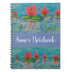 Carnet de dessin de fleurs de lotus