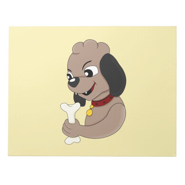 Carnet de dessin pour chien chiot mignon (Devant)